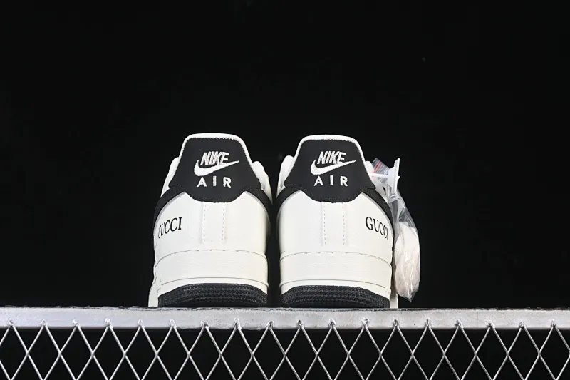 All categories Nk Air Force 1 Air Force series Nk Air Force 1 Low Air Force low-top Nike Air Force 1'07 Low Gucci co-branded white gray black Air Force 1 low-top casual sneakers YF9511-808
